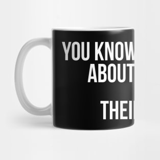 You Know What I Like About People Mug